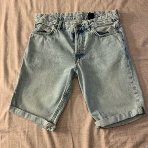 Light Wash Jean Shorts